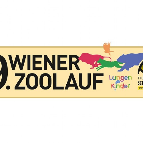 Logodesign für den neunten Wiener Zoolauf 2022